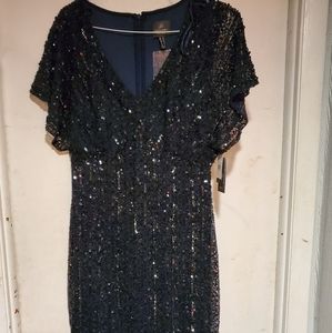 Adrianna Papell Sequin Cocktail Dress